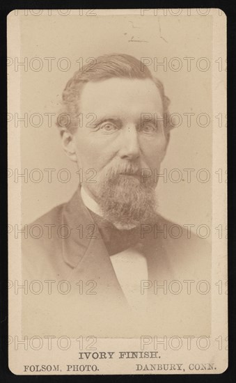 Portrait of B.B. Kellogg, Before 1876. Creator: Folsom Photo.