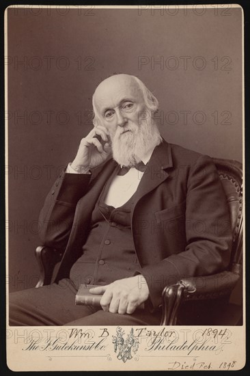 Portrait of William Bower Taylor (1821-1895), 1894. Creator: Frederick Gutekunst.