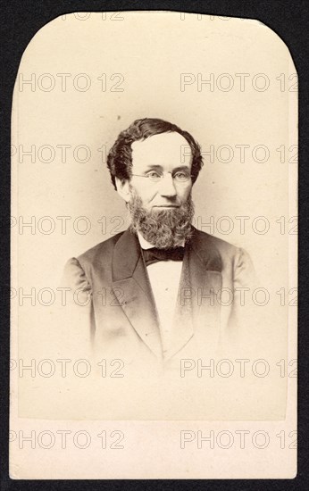 Portrait of Unidentified Man, Circa 1860s. Creator: Frederick Gutekunst.