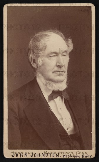 Portrait of John Johnston (1806-1879), Before 1876. Creator: Hennigar Bros.