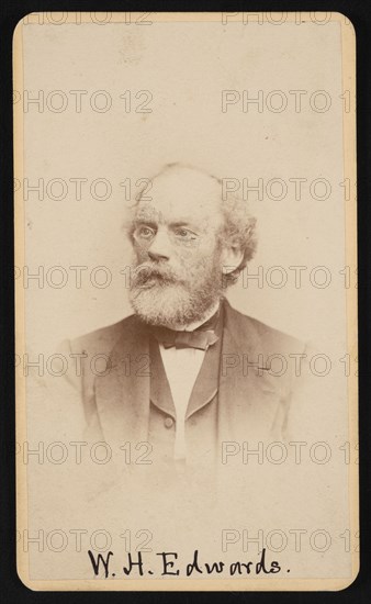 Portrait of William Henry Edwards (1822-1909), Circa 1870s/1880s. Creator: J & W Vincent.