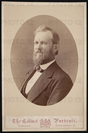 Portrait of J.H. White, Between 1874 and 1881. Creator: J & W Vincent.