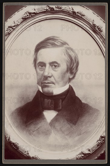 Portrait of Joseph Henry (1797-1878), 1857. Creator: AW Janvier.