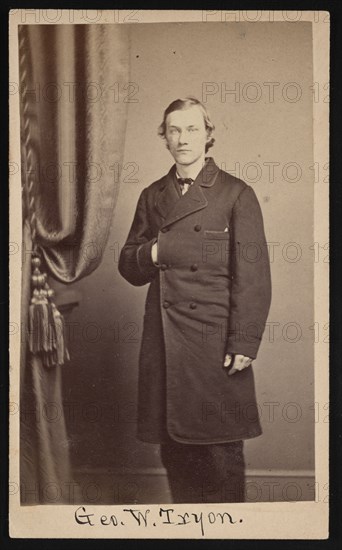 Portrait of George Washington Tryon (1838-1888), Circa 1860s. Creator: Francis S Keeler.