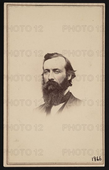 Portrait of Alexander Winchell (1824-1891), 1866. Creator: LeClear & Robison.