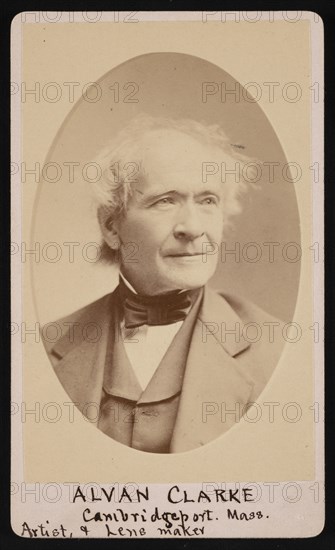 Portrait of Alvan Clark (1804-1887), Before 1887. Creator: Metcalf & Welldon.