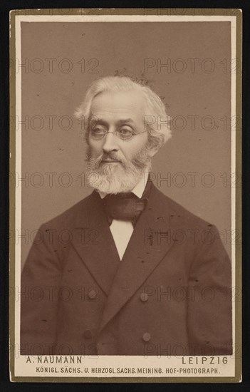 Portrait of Felix Flugel (1820-1904), 1888. Creator: Alfred Naumann.