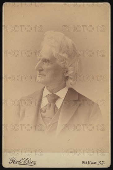 Portrait of James Dwight Dana (1813-1895), February 1895. Creator: Pach Bros.