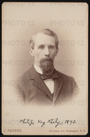 Portrait of Philip Key Reily (1829-1910), 1892. Creator: Charles Parker.