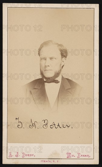 Portrait of F. H. Potter, Circa 1870s. Creator: Purdy & Frear.