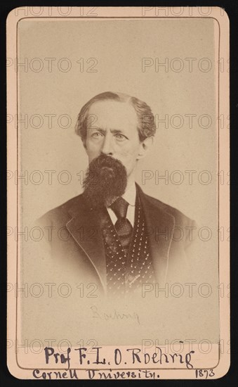 Portrait of Frederic Louis Otto Roehrig (1819-1908), March 6, 1873. Creator: Purdy & Frear.