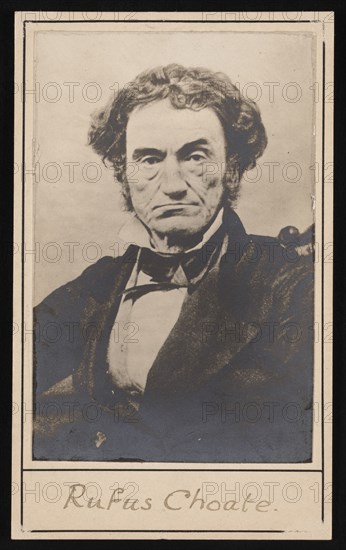 Portrait of Rufus Choate (1799-1859), Before 1859. Creator: Southworth and Hawes.