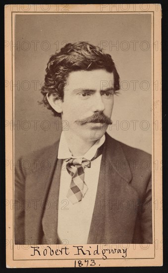 Portrait of Robert Ridgway (1850-1929), April 1873. Creator: Ulke Bros.