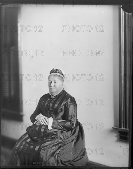 Portrait of Mary Helen Churchill Baird, 1880s. Creator: United States National Museum Photographic Laboratory.