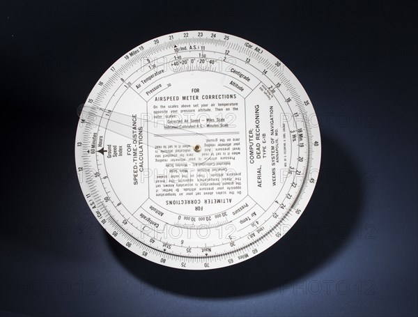 Computer, Weems E-1B Navigational. Creator: Weems System of Navigation.