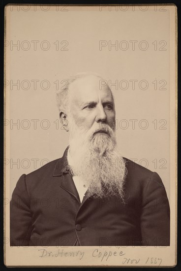 Portrait of Henry Coppee´ (1821-1895), November 1887. Creator: Unknown.