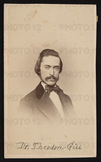 Portrait of Theodore Nicholas Gill (1837-1914), Circa 1860s. Creator: Unknown.