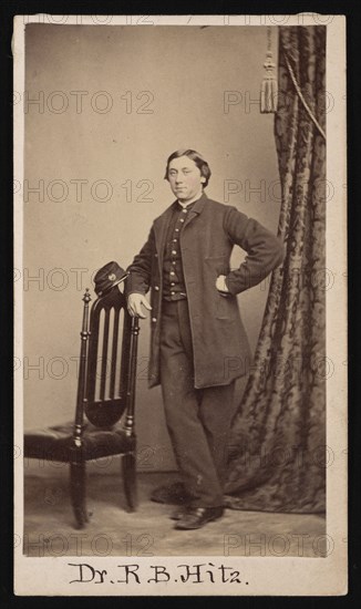 Portrait of Dr. R.B. Hitz, Circa 1860s. Creator: Unknown.