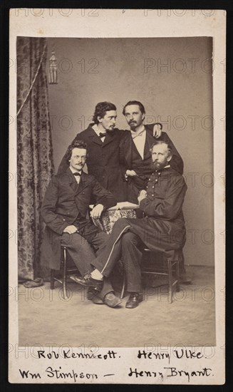 Group Portrait of Megatherium Club, Circa 1862-1863. Creator: Unknown.