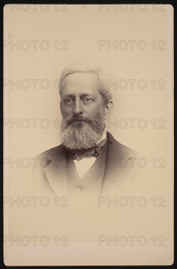 Portrait of William Jones Rhees (1830-1907), Circa 1880s/1890s. Creator: Unknown.