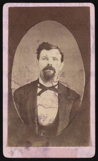 Portrait of Jacob Schneck (1843-1906), 1877. Creator: Unknown.