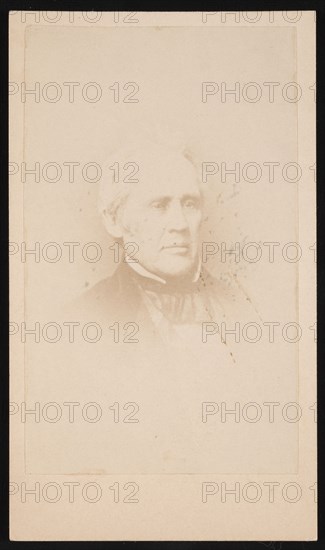 Portrait of Benjamin Silliman (1779-1864), Before 1864. Creator: Unknown.