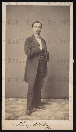 Portrait of Henry Ulke (1821-1910), Circa 1860s/1870s. Creator: Unknown.