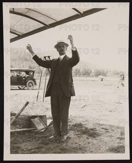 Portrait of Albert Francis Zahm (1862-1954), 1914. Creator: Charles Doolittle Walcott.