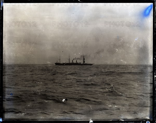 USFC Steamer "Albatross" Survey of Fishing Banks from Newport to Newfoundland, 1885. Creator: United States National Museum Photographic Laboratory.