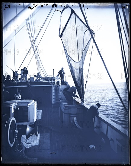 USFC Steamer "Albatross" Survey of Fishing Banks from Newport to Newfoundland, 1885. Creator: United States National Museum Photographic Laboratory.