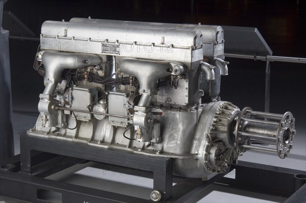 King-Bugatti U-16 Engine, 1919. Creator: Duesenberg Motors Corporation.