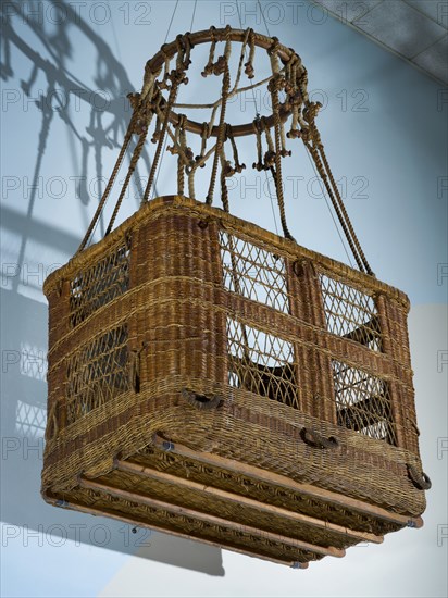 Basket and equipment used by Capt. H.C. Gray, USA, in a world altitude attempt in 1927. Creator: Unknown.