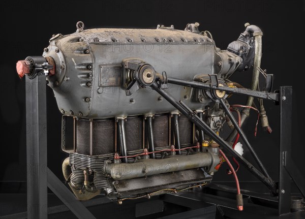 Hitachi Hatsukaze 11, Ha 11 Model 11, Inverted In-line 4 Engine, 1941. Creator: Hitachi Manufacturing Plant.