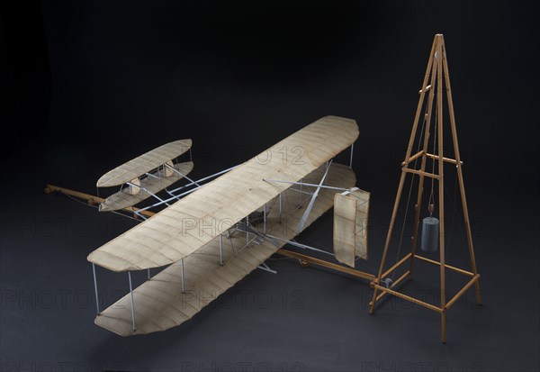 Model, Static, 1905 Wright Flyer, 1953. Creator: Joseph D. Fallo.