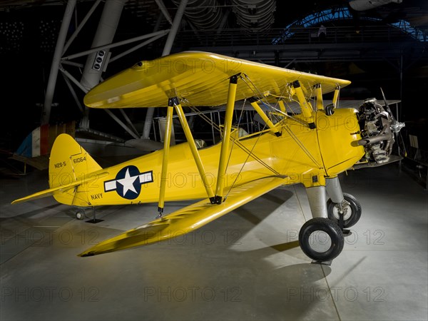 Boeing-Stearman N2S-5 Kaydet, 1943. Creator: Boeing-Stearman.