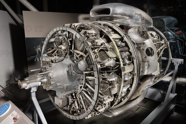 Wright Turbo-Cyclone 18R-3350-TC (972TC18DA2), 2-Row, Radial Engine, 1952. Creator: Wright Aeronautical.