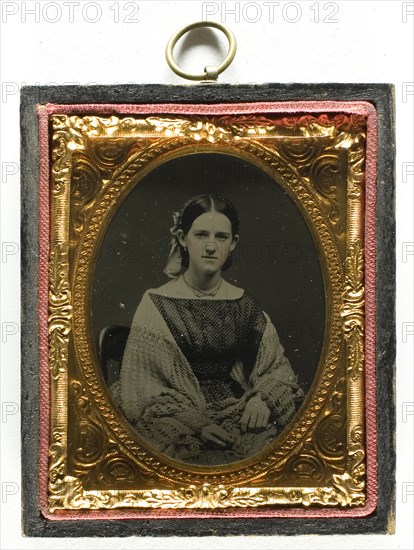 Untitled (Portrait of Seated Woman), 1853/1899. Creator: Unknown.