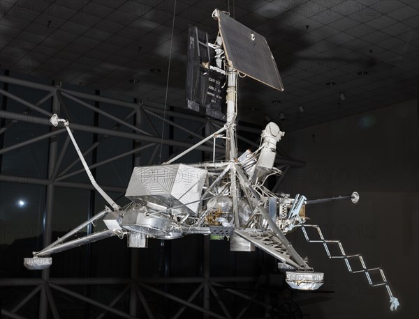 Lunar Lander, Surveyor, ca. 1966. Creator: Hughes Aircraft Co..