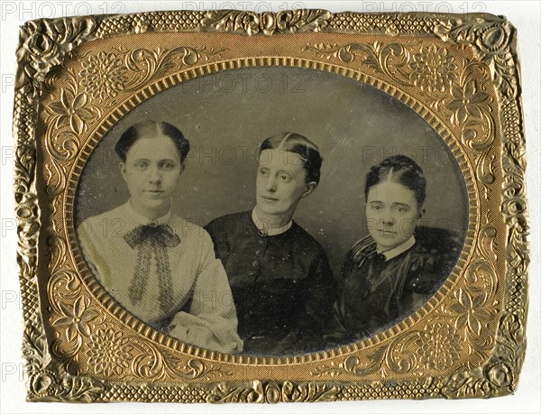 Untitled (Portrait of Three Women), 1850/99. Creator: Unknown.