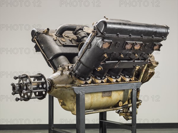 Wright H-3 V-8 Engine, ca. 1922. Creator: Wright Aeronautical.