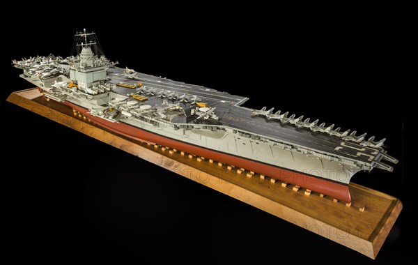 Model, Aircraft Carrier, USS Enterprise, 1982. Creator: Stephen W. Henninger.