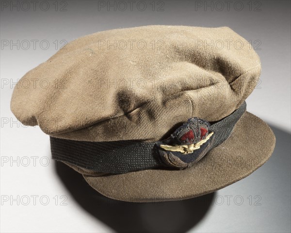 Officer's service cap, Royal Flying Corps, ca. 1910s. Creator: Lincoln Bennet Company Ltd.