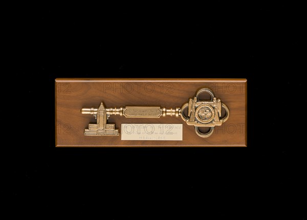 Key to the City of Los Angeles, presented to Sally Ride, 1984. Creator: Unknown.