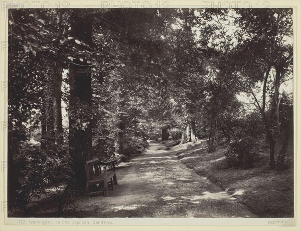 Leamington, in the Jephson Gardens, 1860/94. Creator: Francis Bedford.