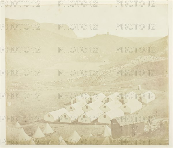 Harbour of Balaklava, 1855. Creator: James Robertson.