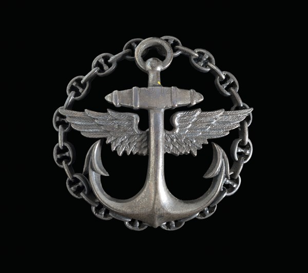 Alexander de Seversky Navy Aero School badge. Creator: Unknown.