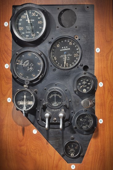 Fokker T-2 Instrument Panel, 1923. Creator: Unknown.