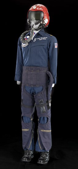 Flying suit, USAF Thunderbirds, 2006-2007. Creator: Gibson & Barnes.
