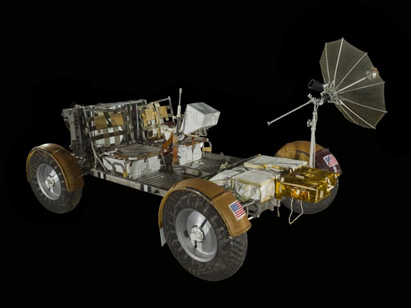 Lunar Roving Vehicle, Qualification Test Unit, 1970s. Creator: Boeing Aircraft Co..