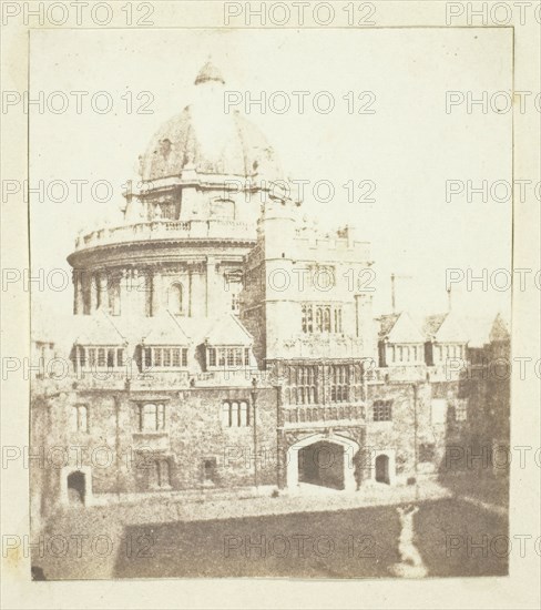 Radcliffe Library, Oxford, c. 1841/43. Creator: William Henry Fox Talbot.